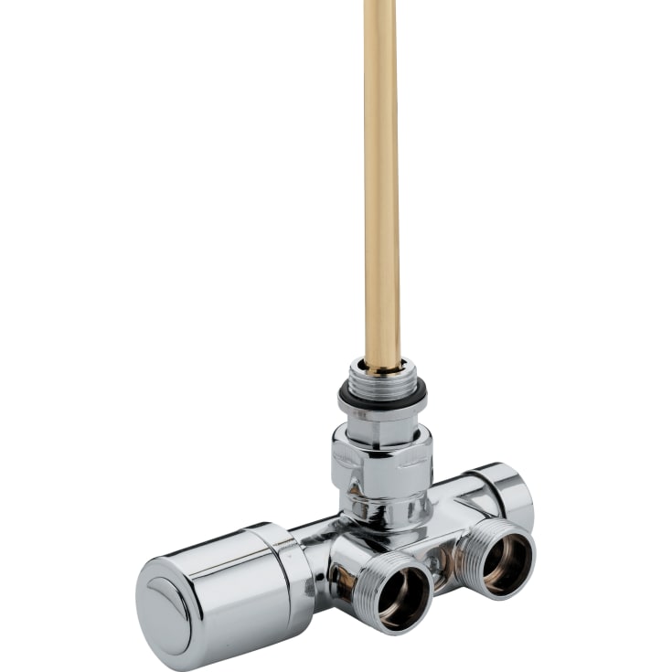 Kriss One Manuel 1/2" ventilsæt, vinkelløbende, venstre, krom