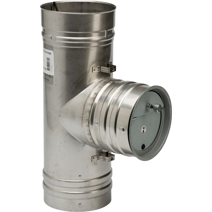 150 mm Metalbestos Omega lengde med strekkstabilisator