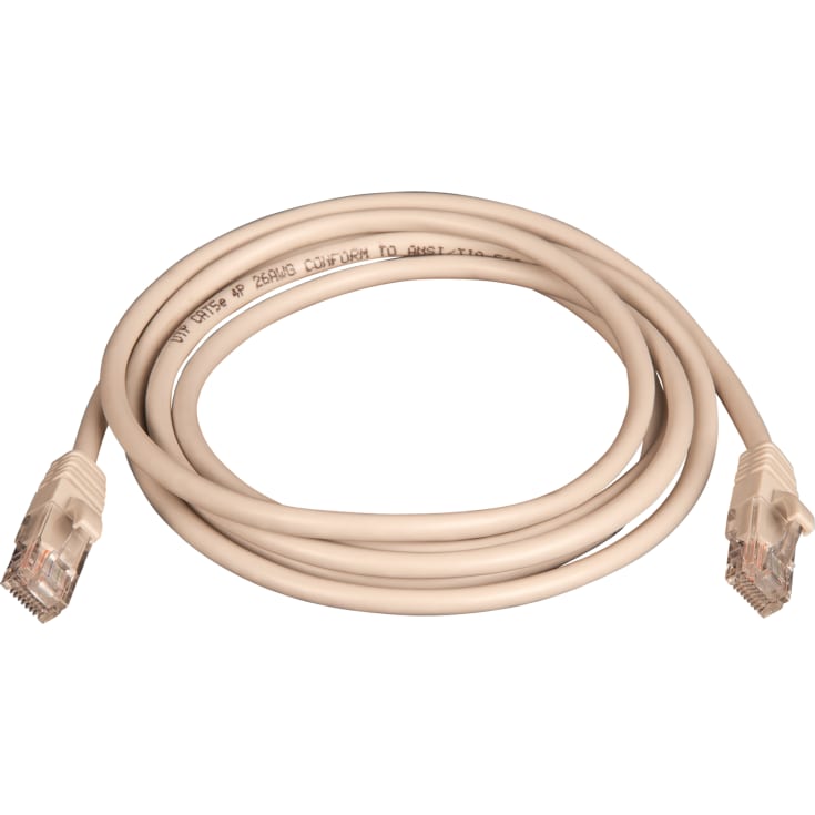 Patchkabel UTP Cat.5e 0,5M PVC grå