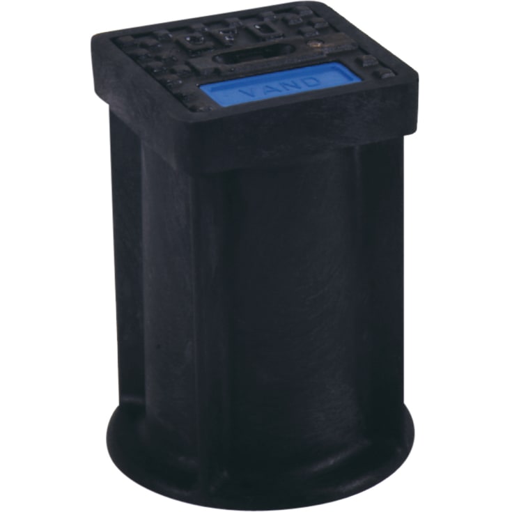 AVK 159x159 mm firkantet gadedæksel i plast/GG-25 Purdie "VAND"