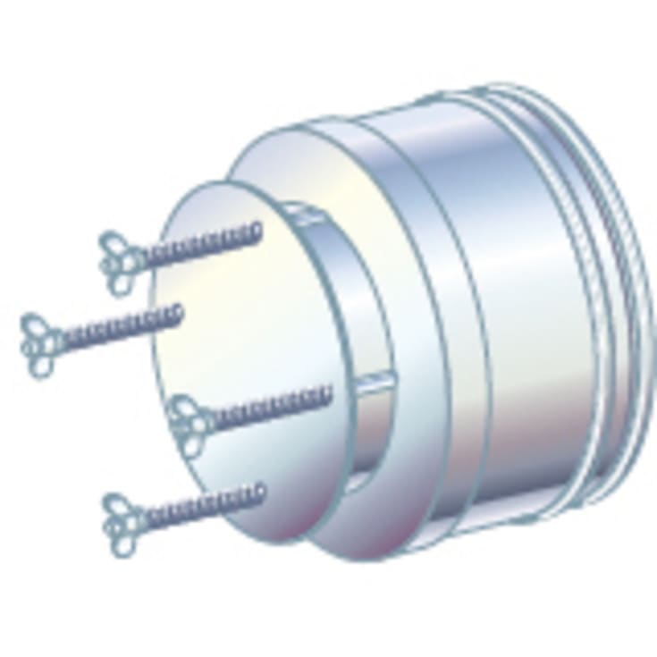 6" Metalbestos Multi50 eksplosjonsklaff