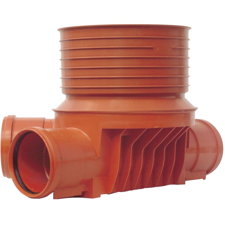 Uponor 110 x 315 mm TP4-brønd, glat, højre tilløb