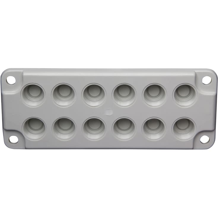 Gevindflange Str. 2 12xPG16