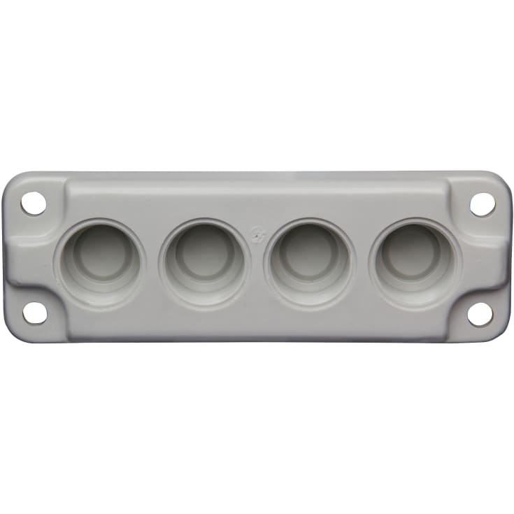 12 stk Gevindflange Str. 1 4xPG16