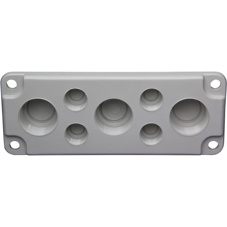 Gjenget flens Str 2 4xPG16+3xPG29