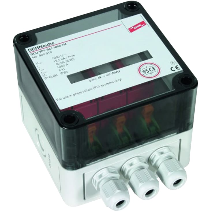 Transientskydd PV DC Dehncube YPV SCI 1000 1M IP65