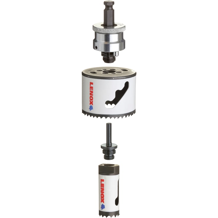 Adapter for utboring av eksisterende hull