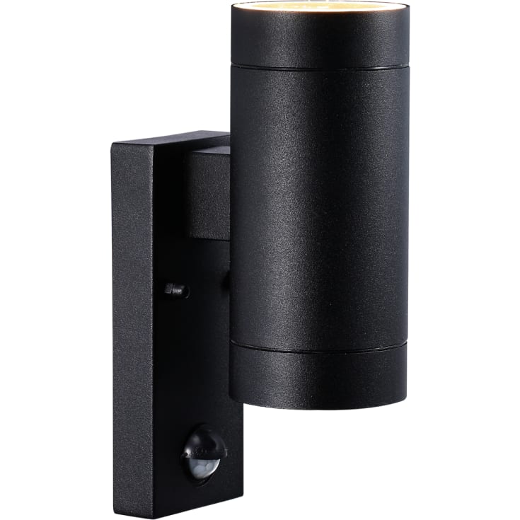 Nordlux Tin Maxi vägglampa utomhus med sensor, svart