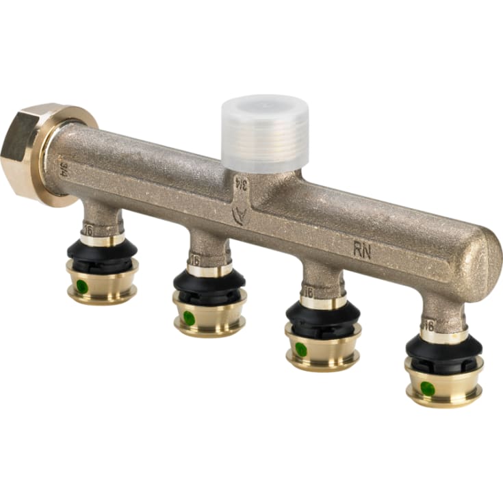 Raxofix-fordeler med fm 16 mm x 3/4" x 4