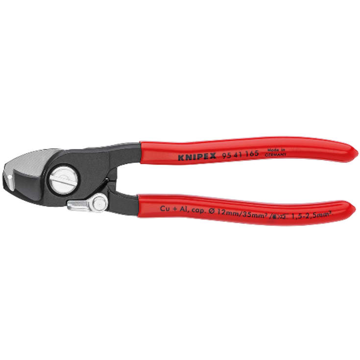 KNIPEX 9541-165mm kabelsaks med avisoleringsfunksjon