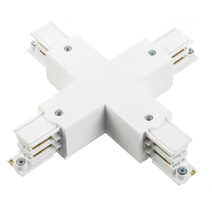 5 stk Global 3F X-stykke, hvit