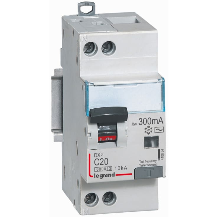 Kombibrytare DX3 Automatsäkring/HPFI C 32A 30mA 1P+N 6/6kA Typ A