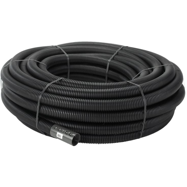 50 meter Uponor PE drænrør 110/98 mm, sort