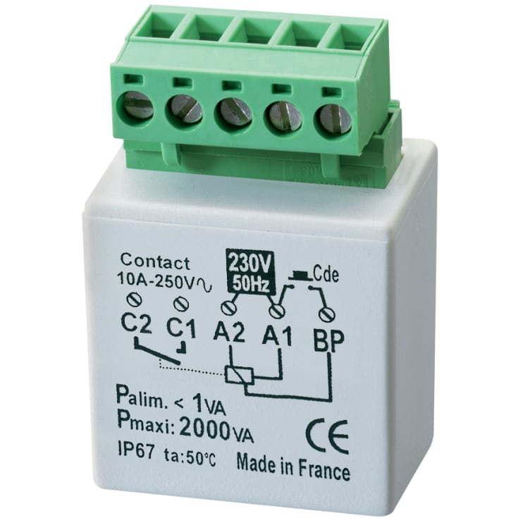 Trådløst relé for markiser for montering MVR500ERP