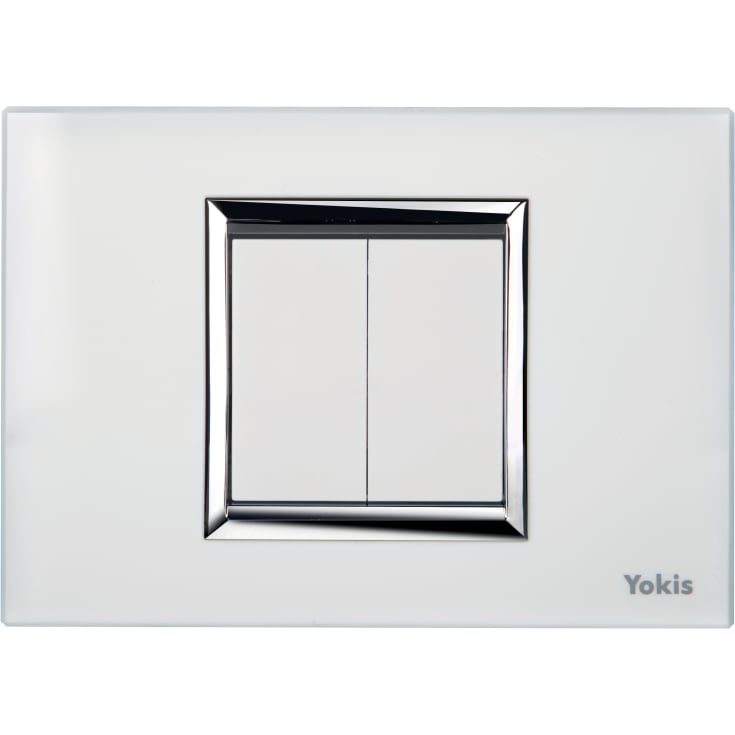 Trådløst batteritrykk med 2 trykk for installasjon TLM503-2T