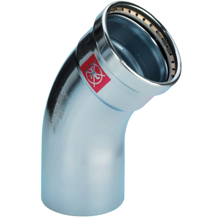 64,0 mm Prestabo böj 45° hylsa/nippel