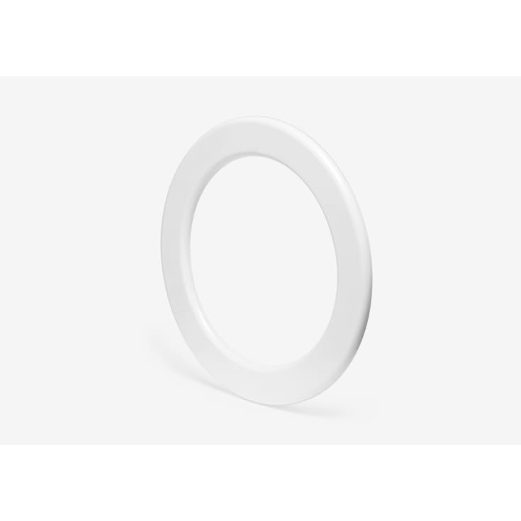 Vegggjennomføring SRC 80 vegg/tak, hvit plast