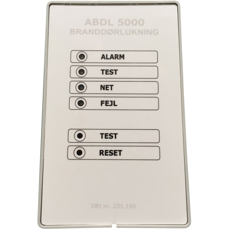 Teletec ABDL 5000 brandalarm pakke m/ detektor, magnet og afbryder