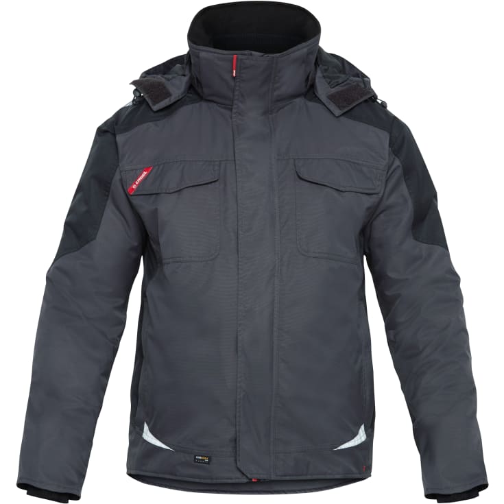 FE Engel Galaxy vinterjakke, koksgrå/sort, str. M