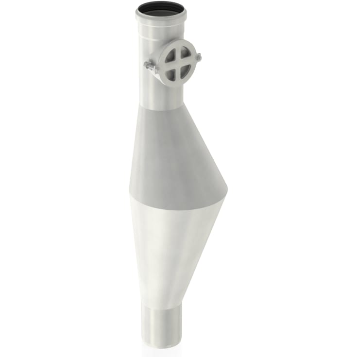 ACO 110 mm rustfri, syrefast rottestopper, AISI316