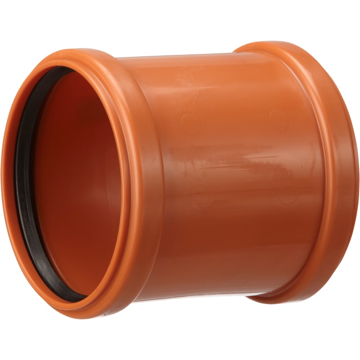 Kloak skydemuffe PP - 200 mm