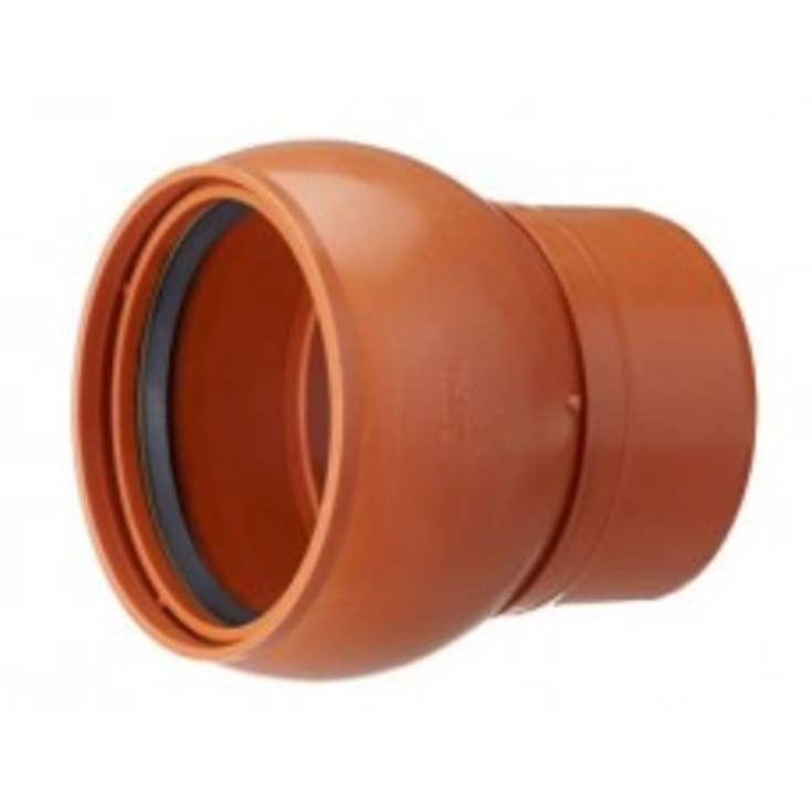 Kaczmarek 250 mm PP-overgang med drejeled 0 - 7,5 gr.