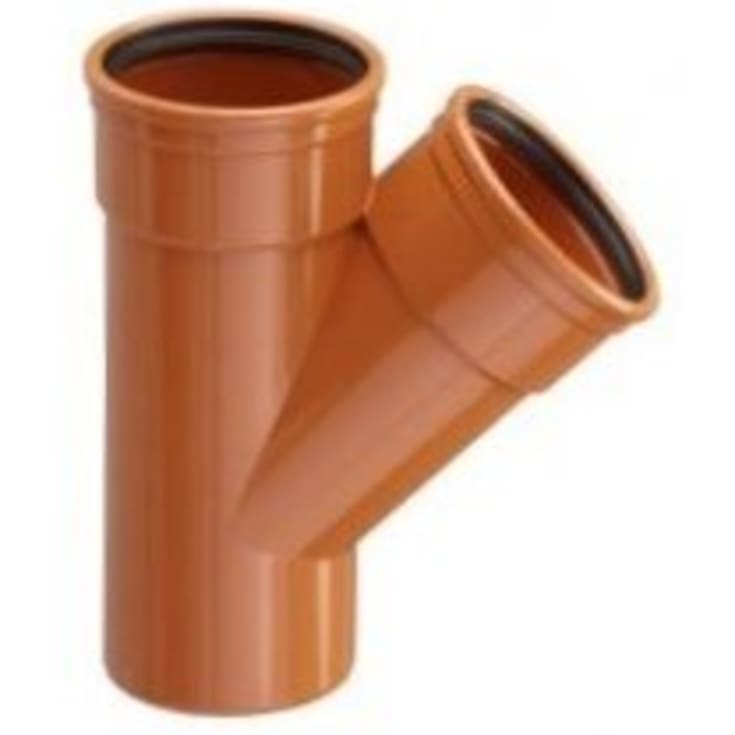 Kaczmarek 250 x 250 mm 45 gr. PVC-avløpsgrenrør