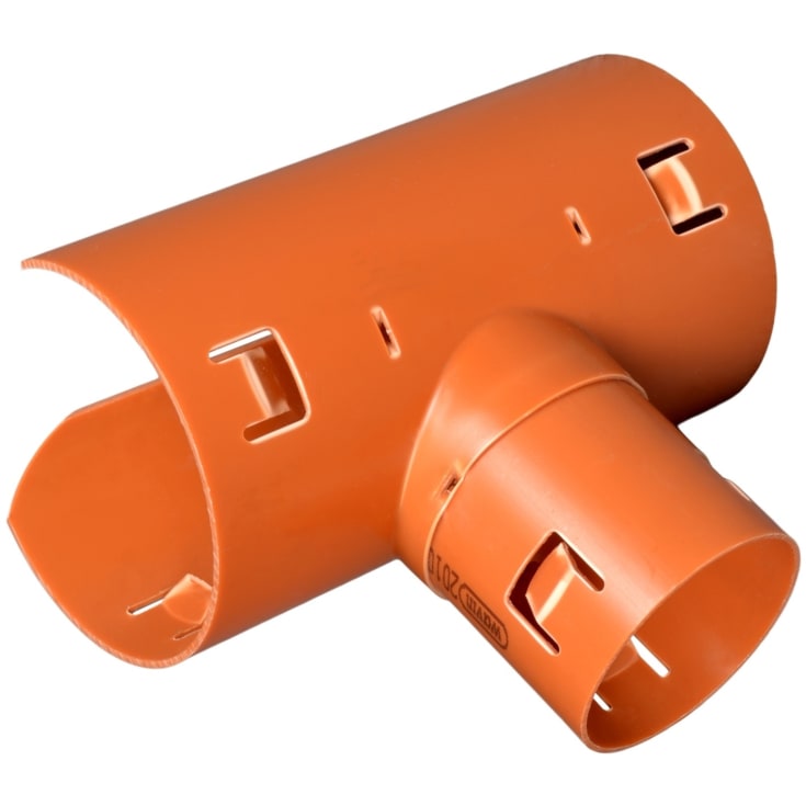 Sadelgrenrör för dränering 50/50 x 90°