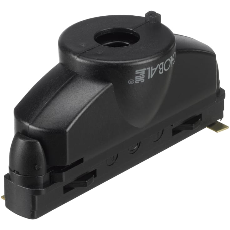 Global 1F Pendeladapter GB67-2 sort (med nippel og aflastning)