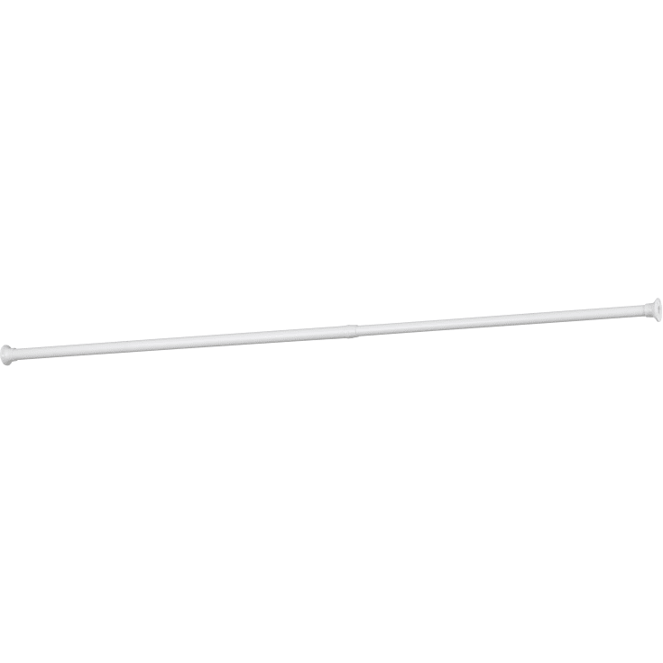 Van Der P Erica2000 badeforhængsstang, 155-260 cm, hvid