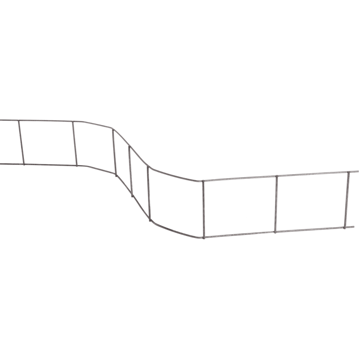 25 stk Afstandsholder, Distans 50 mm, 2 m