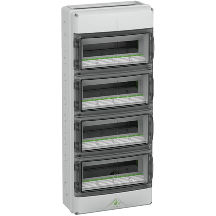 Grupppanel AK-F 56 modul med PE/N, för flänsavslutning, IP65