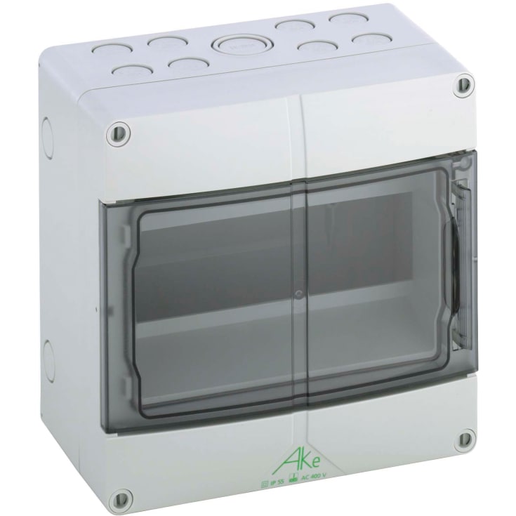 Gruppetavle AKe 09-L, 9 modul, uden PE/N terminal, IP55