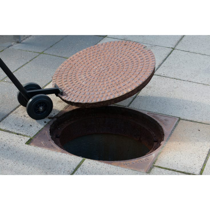 Duco dækselløfter med hjul, lang model, universal