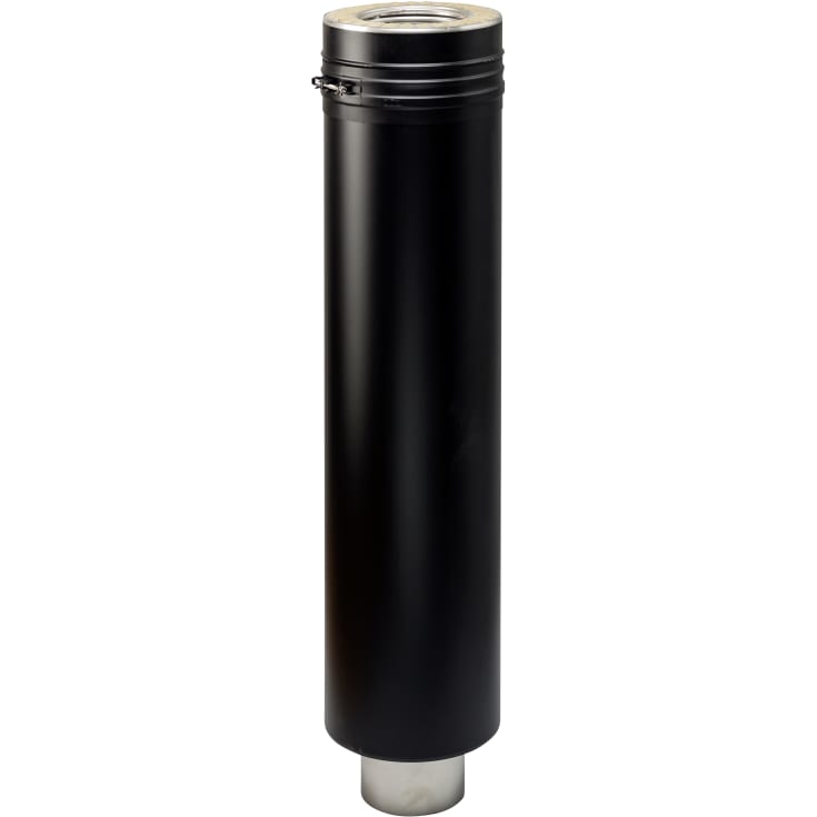 150mm Metalbestos Wood lgd 1000mm med indb. Overg. T/uiso røgrør