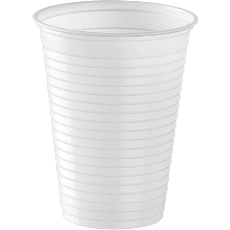 Abena kaffekopp, hvit plast, Ø7 cm, 20 cl