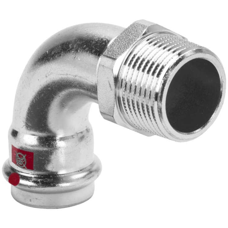 5 stk 28 mm x 1" Prestabo overgangsbøjning 90°