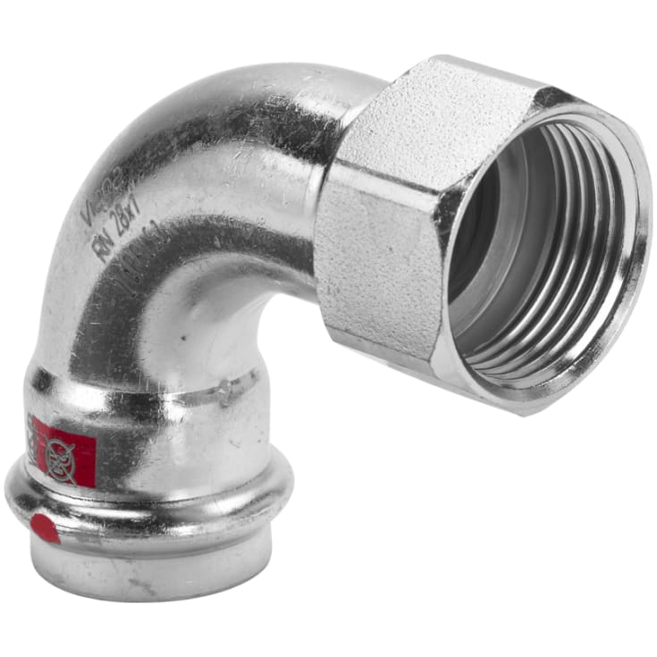 5 stk 22 mm x 3/4" Prestabo overgangsbøjning 90°