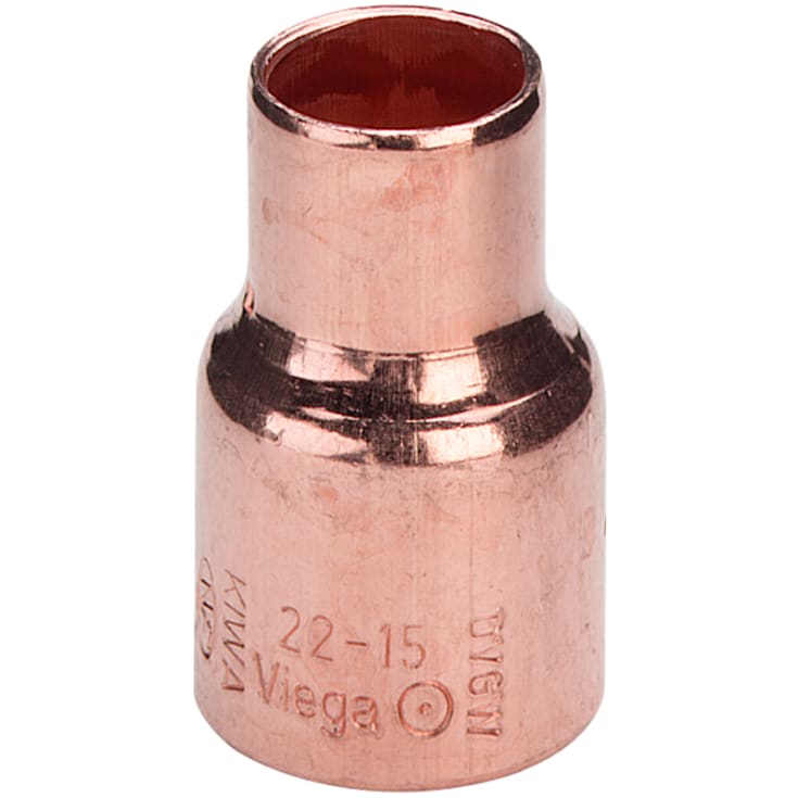 Loddereduktionsmuffe, 22 x 15 mm