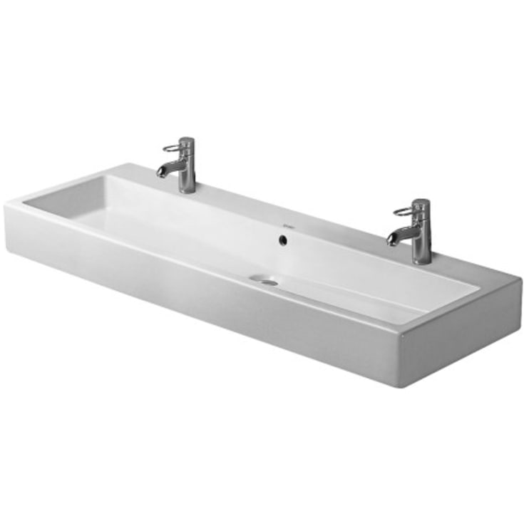 Duravit Vero møbelservant, m/2 bl.hull, 120x47 cm, hvit