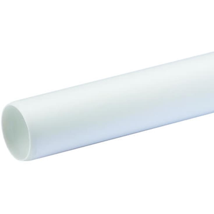 10 stk Hvid afløbsrør ø32 x 3000mm PP HT rør uden muffe
