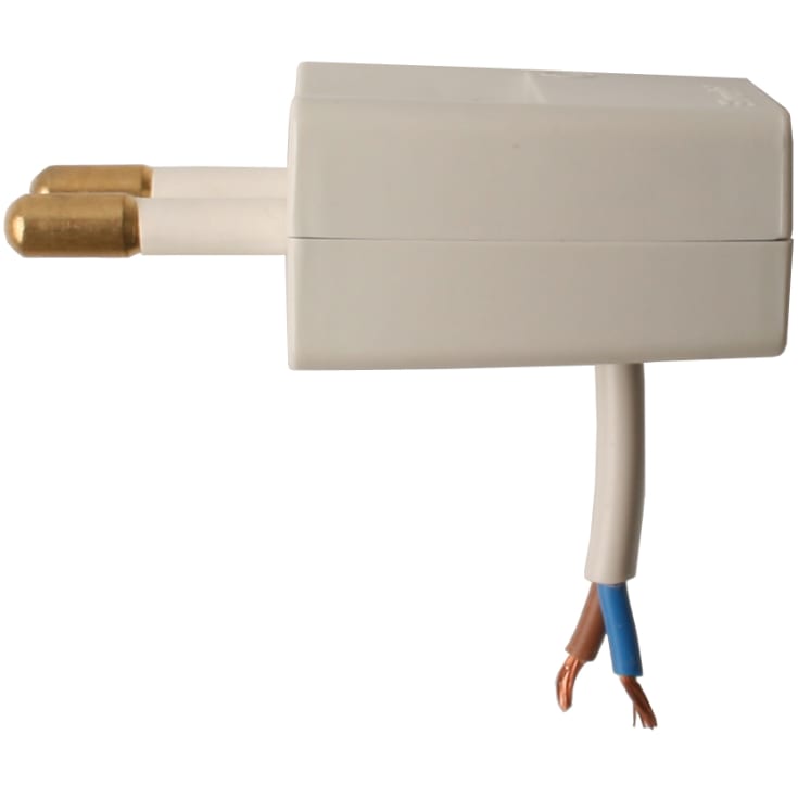 Elworks vinkelstikprop, uden jord, flad, lysegrå