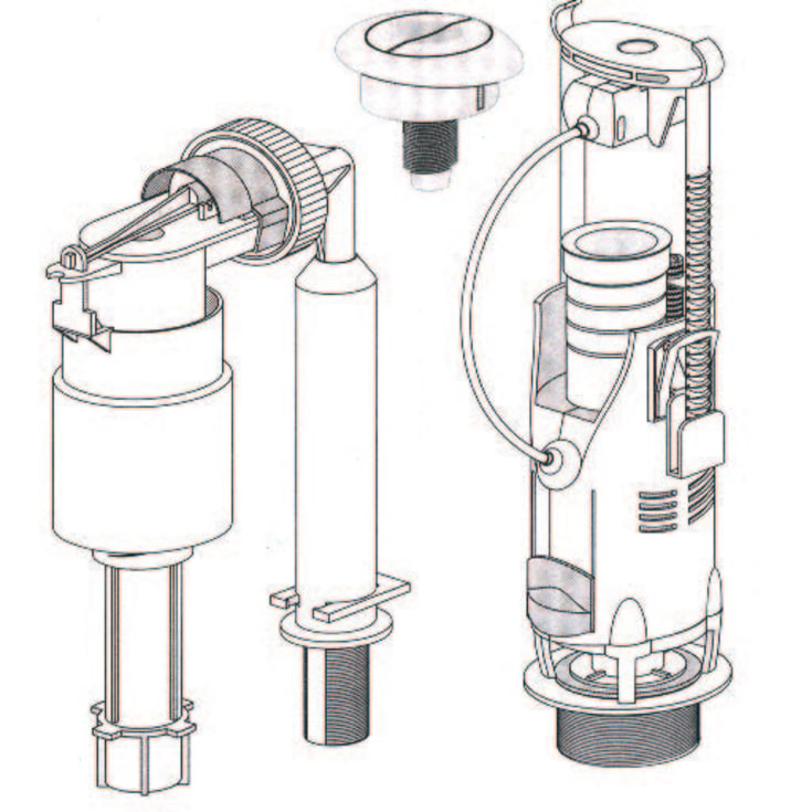 Børma Komplet skyllesystem