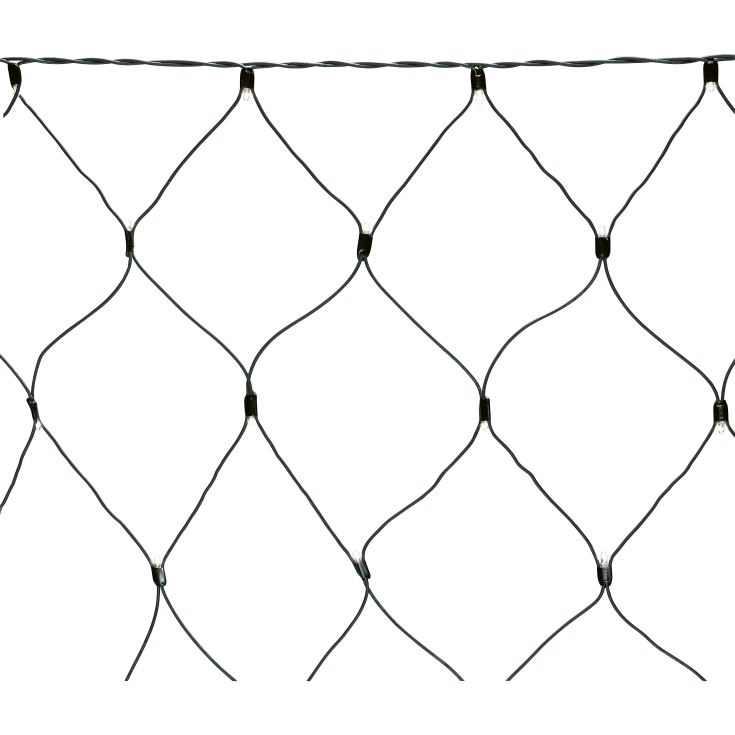 Markslöjd Priceline udendørs lysnet, 40 lys, 1x1 meter