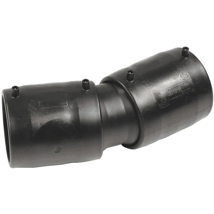 Plasson 200 mm elsvetsvinkel 0-24° justerbar, SDR11, PN16