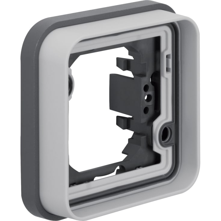 Berker Ramme enkelt grå W.1 IP55