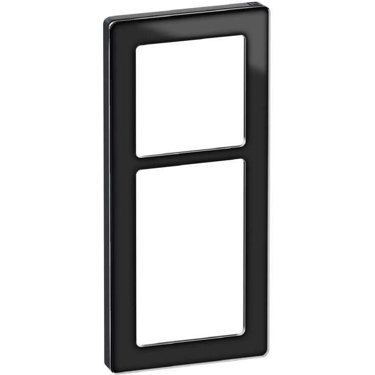 LK Fuga Pure 66 designramme, 2,5 modul, sort