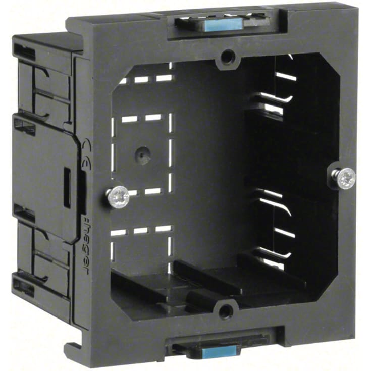 Kanalboks frontlås 80 mm Europe Schuko boks enkel G2850