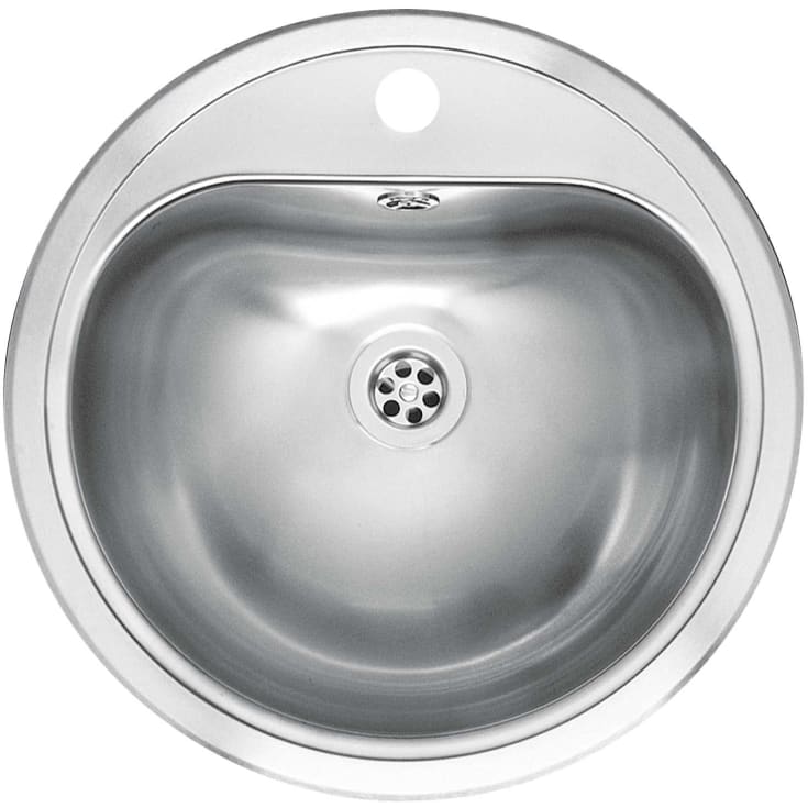 Lavabo Atlantis håndvask, Ø46 cm, rustfrit stål