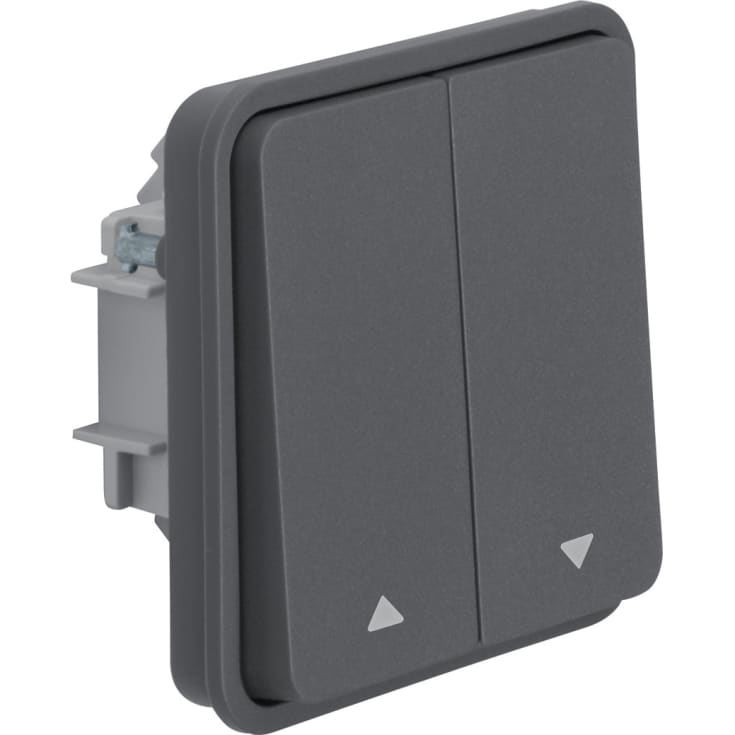 10 stk Berker Afbryder indsats persienne med pile W.1 grå IP55